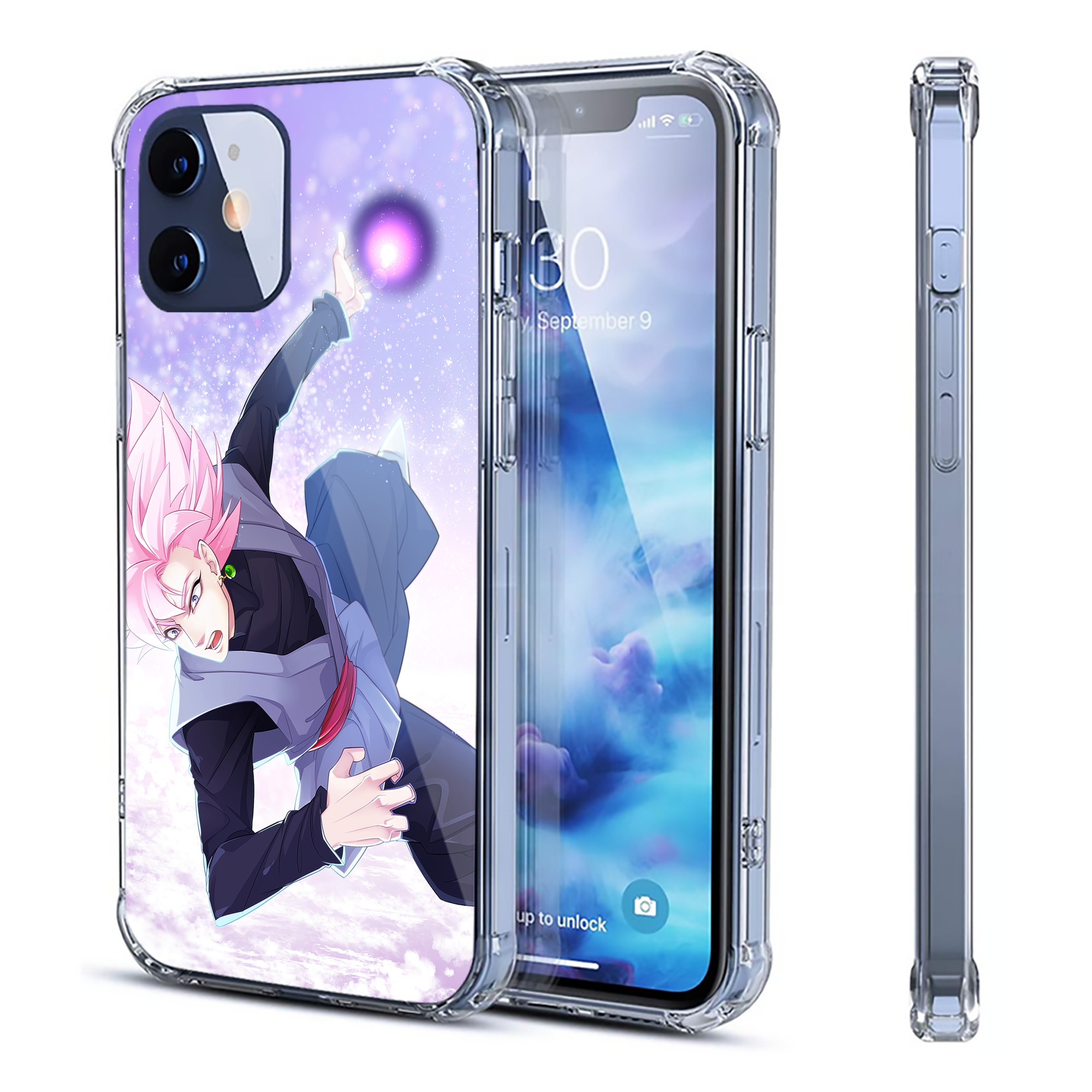（画像用） ドラゴンボール DRAGON BALL 【iPhone 12シリーズ対応】透明スマホケース（クリアソフトケース）